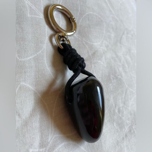 NEW Eco-Friendly Key Chain Handmade South America Artisan Black Unisex - Picture 13 of 14